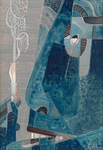 Blue head, Gosta Adrian-Nilsson, 1951